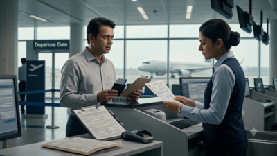 AI generated image used for representative purpose Air India offloaded a passenger over his covid test report in 2021; Amritsar consumer commission orders airline to pay Rs 50,000 for mental agony, harassment