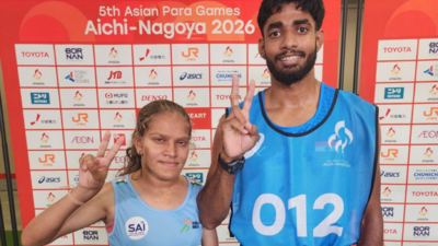 Another 1-2 for India! Soumya, Radha Venkatesh clinch gold and silver in women’s 1500m T12/T13 at Asian Para Games