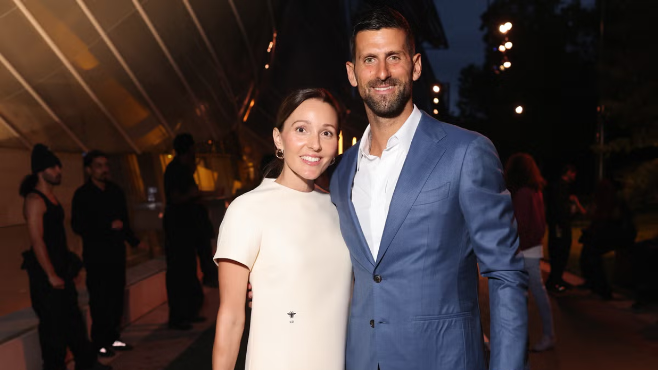 Jelena Djokovic and Novak Djokovic