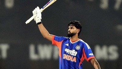 Shreyas Iyer hit his maiden T20I century vs West Indies (ANI Pic Service) Shreyas Iyer hit his maiden T20I century vs West Indies (ANI Pic Service)