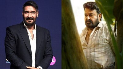 Ajay Devgn seeks Mohanlal's approval for Drishyam 3.