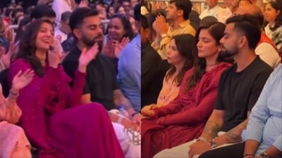 Virat Kohli and Anushka Sharma attended Krishna Das’ Mumbai concert.
