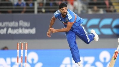 Arshdeep Singh scripts history with 40 T20I wickets, becomes first Indian to 150. (AFP) Arshdeep Singh scripts history with 40 T20I wickets, becomes first Indian to 150. (AFP)