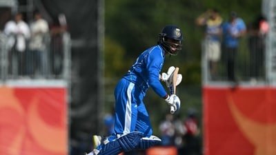 Tilak Varma gave India a powerful finish in the game against Pakistan. (AFP)