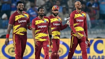 West Indies defeated India by 24 runs on Wednesday. (AFP)