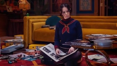 Emily Hampshire plays the AI program E.D.I.T.H in VisionQuest.
