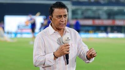 Former India skipper Sunil Gavaskar doing commentary during the India-West Indies second T20I in Ranchi on Friday. (ANI)