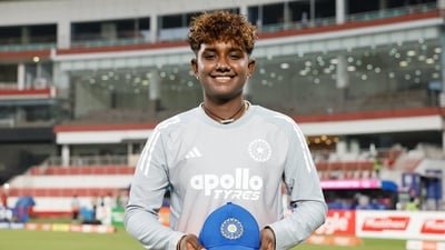 Wicket-keeper batter G Kamalini was a high priority for Gujarat Giants in the 2027 WPL auction. ( X / BCCI Women) Wicket-keeper batter G Kamalini was a high priority for Gujarat Giants in the 2027 WPL auction. ( X / BCCI Women)
