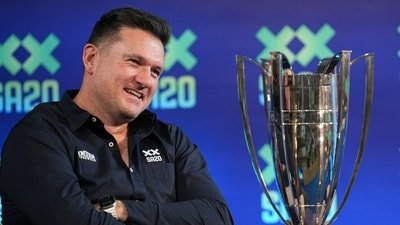 SA20 League Commissioner Graeme Smith on Jason Rowles’ rise and Faf du Plessis’ SA20 value. (PTI) SA20 League Commissioner Graeme Smith on Jason Rowles’ rise and Faf du Plessis’ SA20 value. (PTI)