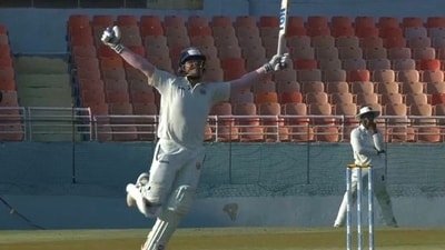Uday Saharan scored a magnificent 161