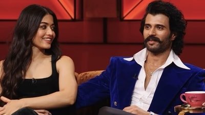Vijay Deverakonda couldn't find the right ring in Italy, proposed to Rashmika Mandanna again in Udaipur.