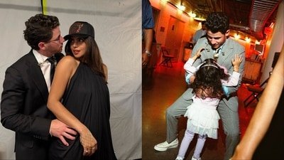 Nick Jonas shared glimpse of his life with Priyanka Chopra and Malti Marie.