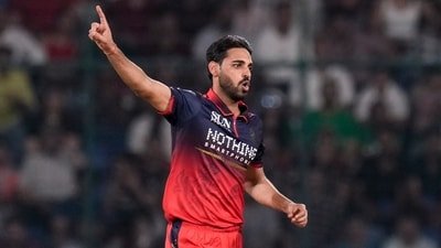 Bhuvneshwar Kumar picked up 28 wickets in 16 matches at the IPL 2026. (PTI) Bhuvneshwar Kumar picked up 28 wickets in 16 matches at the IPL 2026. (PTI)