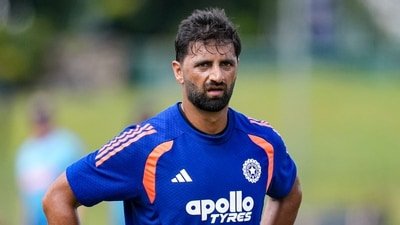 Auqib Nabi returned figures of 0/84 on his international debut. (PTI) Auqib Nabi returned figures of 0/84 on his international debut. (PTI)