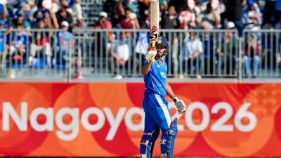 Ishan Kishan played a match-winning knock in the Asian Games semi-final against Sri Lanka (PTI)