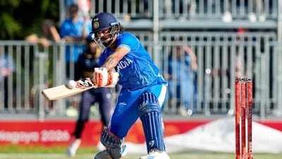 After India lost three wickets shortly after the power play, the Jharkhand batsman bailed the team out, for the umpteenth time this year. (PTI)