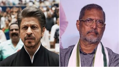 Shah Rukh Khan and Nana Patekar worked together in Raju Ban Gaya Gentleman.