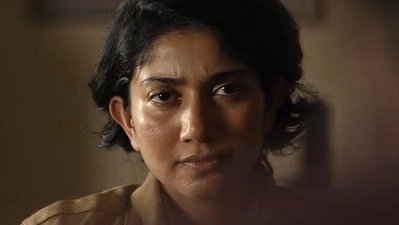 Sai Pallavi's first glimpse as CBI officer Nithya Reddy out, takes on red sandalwood smugglers in OM: Chapter 1. Sai Pallavi's first glimpse as CBI officer Nithya Reddy out, takes on red sandalwood smugglers in OM: Chapter 1.