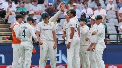 Mitchell Starc claimed six wickets against South Africa in 1st innings of third Test. (AP Photo/Halden Krog)