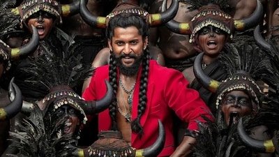 Nani in a still from the Srikanth Odela film. Nani in a still from the Srikanth Odela film.