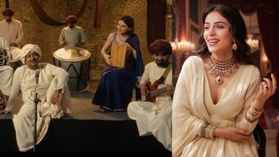 Actor-musician Agni Agyari and a still from the song Parvati from film Hanuman Ansh (Photo: Instagram) Actor-musician Agni Agyari and a still from the song Parvati from film Hanuman Ansh (Photo: Instagram)