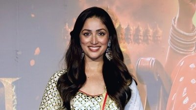 Yami Gautam at the trailer launch of her upcoming film Nayyi Navelly. (ANI Photo) (Sunil khandare ) Yami Gautam at the trailer launch of her upcoming film Nayyi Navelly. (ANI Photo) (Sunil khandare )