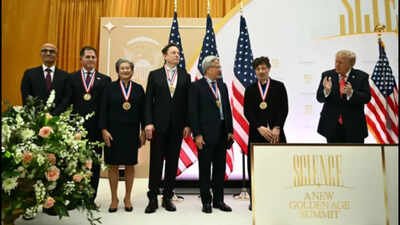 Trump gives top US science awards to Elon Musk and other tech executives America First, powered by foreign talent; five of six tech execs honored by Trump were born outside US