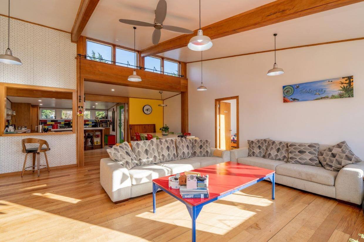 Abandoned New Zealand school becomes a quirky home and chalet