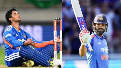 Abhishek Sharma and Rohit Sharma (Agency Image) Abhishek Sharma scripts history, breaks Rohit Sharma's all-time world record