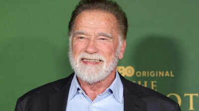After the shelters were installed, Schwarzenegger visited the site and met some of the veterans who were staying there (Getty images) In 2021, Arnold Schwarzenegger donated $250,000 to help homeless veterans in Los Angeles; before Christmas, 25 tiny shelters were installed with beds, climate control and doors residents could lock