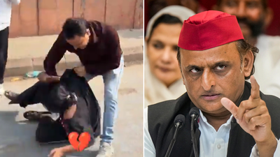 Akhilesh shares video of alleged harassment during Delhi crackdown 'BJP's honouring women': Akhilesh shares video of harassment during Delhi crackdown