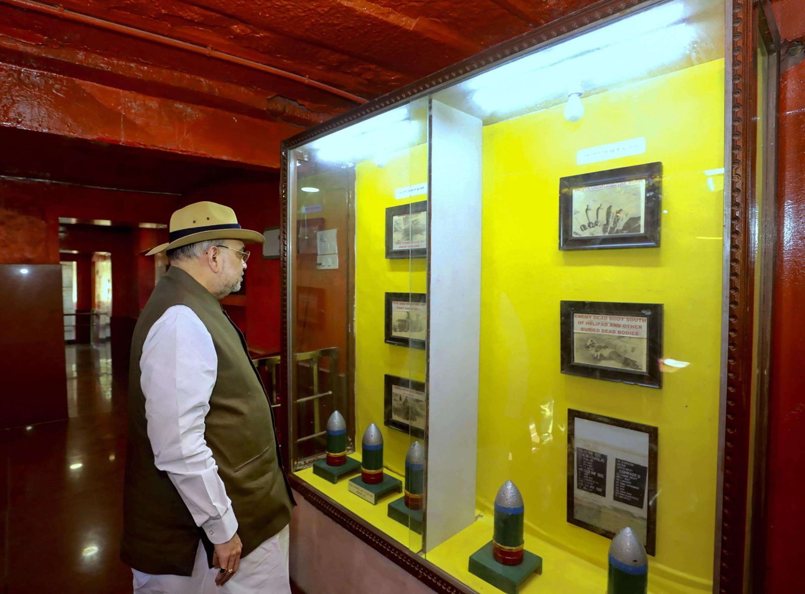 Amit Shah at Tanot Mata temple. (File Photo)