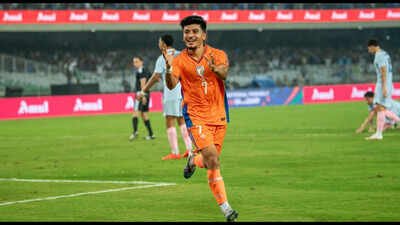 Anirudh Thapa ended India’s 44-year wait for a goal against Uruguay, joining Manas Bhattacharya as only the second scorer/ Image: X Who is Anirudh Thapa? The Indian footballer who ended 44-year wait for a goal against two-time World Cup champions Uruguay