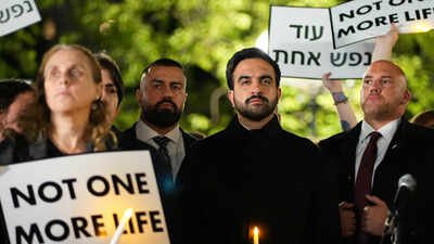 File photo: New York City mayor Zohran Mamdani attends a vigil marking the third anniversary of the October 7 attacks on Israel Wednesday, Oct. 7, 2026, in New York. (AP Photo/Frank Franklin II) 'No excuse for victim blaming': Mamdani under fire from Democrats and pro-Palestinian left over Oct 7 message