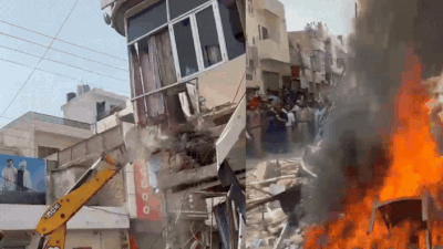 Authorities have demolished the residence of Ashwani Kumar and locals burnt his shop Anti-drug activist murder: After arrest in Rajasthan, bulldozers raze accused’s house, shop set ablaze in Punjab