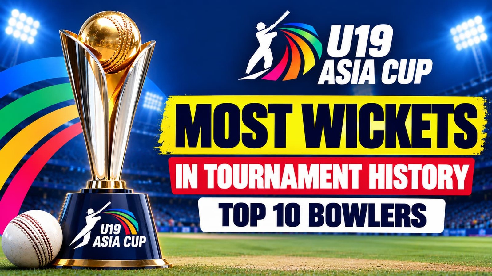 U19 Asia Cup: Most Wickets in Tournament History - Top 10 Bowlers