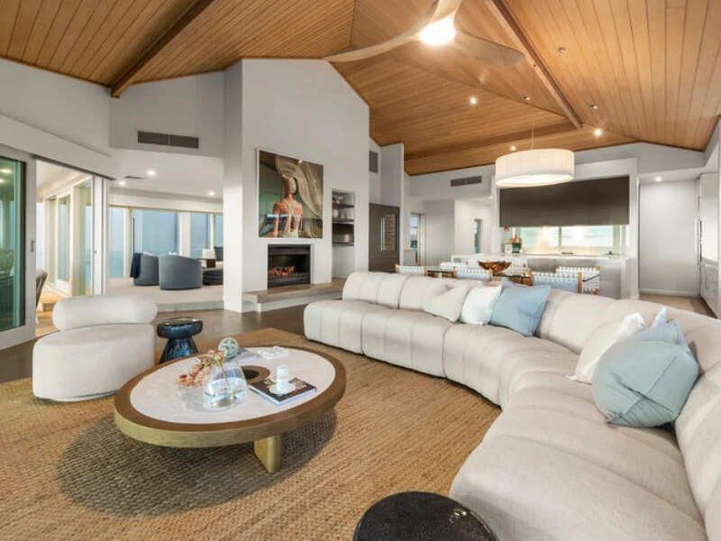 Beachfront mansion