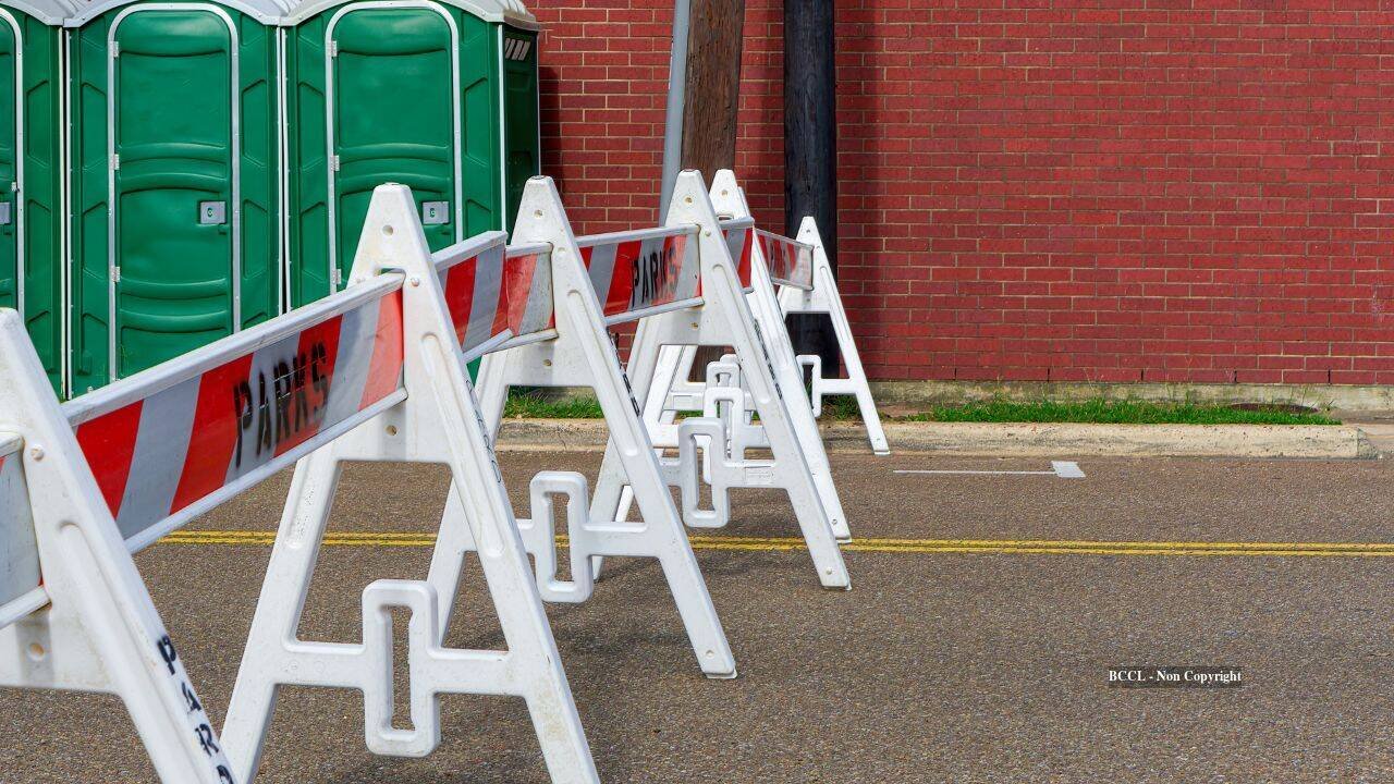 blocked roadway
