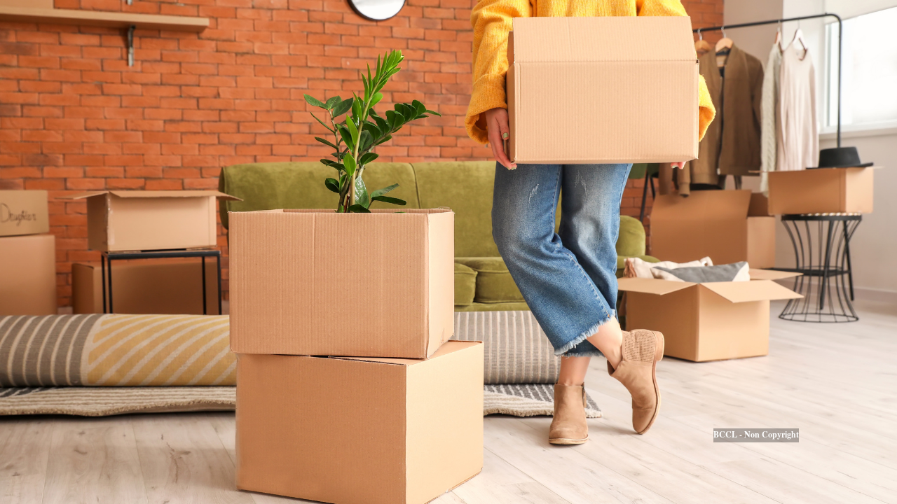 Cardboard box for moving