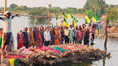 MP dam project: Protesters brave rain and waterlogging for 20th day Chita Andolan is back: Why are Madhya Pradesh's Panna villagers protesting against Ken-Betwa project