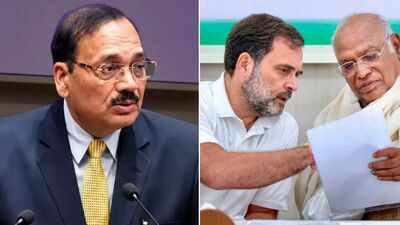 CJI Suryakant, Rahul Gandhi and Mallikarjun Kharge Why CJI declined to meet Rahul Gandhi, Kharge amid protests against Gyanesh Kumar