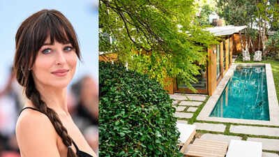 In 2016, Dakota Johnson paid $3.55 million for a 1947 Los Angeles midcentury home; after renovating the 'tree house' with Pierce & Ward, she sold it a decade later for $5.92 million after asking $6 million