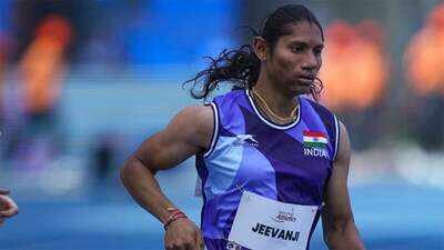 Deepthi Jeevanji (PTI Photo) Deepthi Jeevanji wins 400m T20 gold with Asian Para Games record
