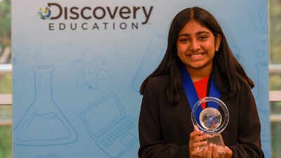 A 13-year-old Indian-American student invented a system to fight ocean acidification; she won America's Top Young Scientist title and a $25,000 prize, while two other Indian-origin girls took the remaining top honours