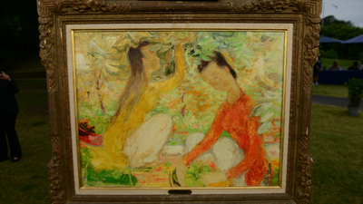 During the pandemic, a US hospital worker paid $15.99 for a Goodwill painting and hung it above her bed; Antiques Roadshow later identified it as a Le Pho worth $60,000-$80,000 at auction (Image Credit: PBS) During the pandemic, a US hospital worker paid $15.99 for a Goodwill painting and hung it above her bed; Antiques Roadshow later identified it as a Le Pho worth $60,000-$80,000 at auction