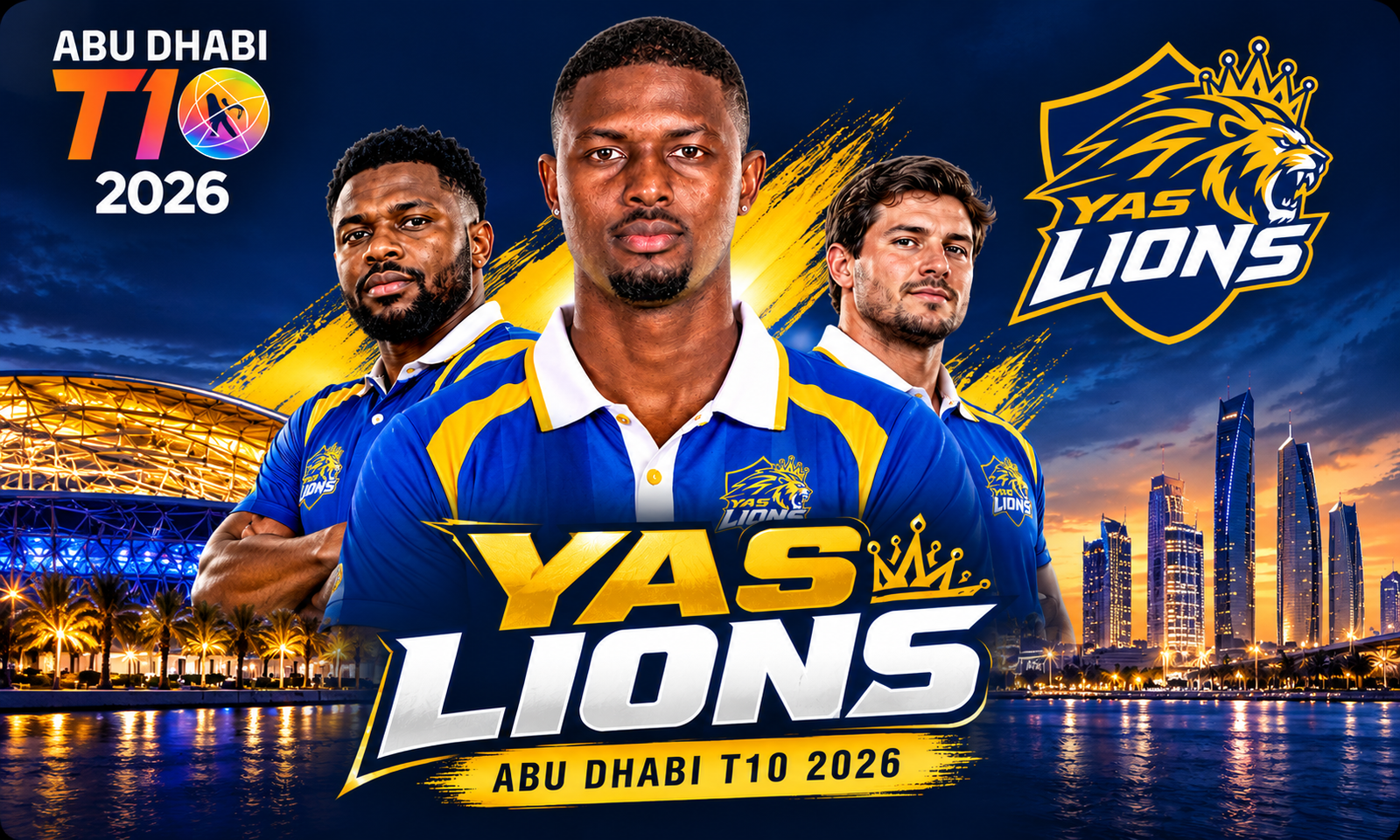 Abu Dhabi T10 2026: Yas Lions Squad, Schedule, Predicted Playing XI & Live Streaming Details