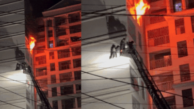 fire broke out in the Imperial Heritage building located in Nalasopara East, resulting in the tragic loss of two women from smoke inhalation 2 killed, 6 injured after fire breaks out on 12th floor of highrise in MMR during Navratri event