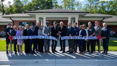 Photo credit: Fisher House Foundation/ Instagram A new 11,400-sq-ft Fisher House in New York will give veteran families 12 free suites near medical care; at full occupancy, the home is expected to save families a combined $700,000 in lodging costs each year