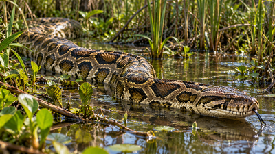 Florida's Burmese pythons are carrying three previously unknown RNA viruses; scientists are investigating whether they could reach native snakes