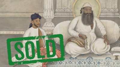 In 1851-52, a Delhi artist painted the only known portrait of Bahadur Shah Zafar's spiritual adviser Kale Miyan; the rare image reached the US art market in 2000 and sold in London for £63,500 in 2026
